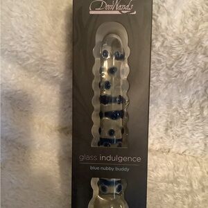 Blue Nubby Buddy Glass Indulgence